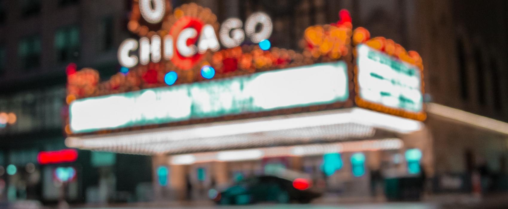 chicago theatre lights